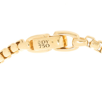 DAVID YURMAN 18K Yellow Gold 3.4mm Box Chain Bracelet
