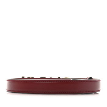 GUCCI Plutone Calfskin Gucci Buckle 20mm Thin Belt 95 38 Rosso