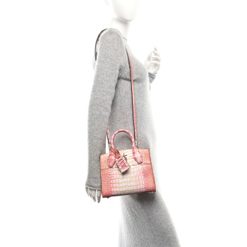 LOUIS VUITTON Alligator Mini City Steamer Sahara Rose