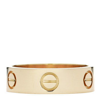 CARTIER 18K Yellow Gold 5.5mm LOVE Ring 53 6.5