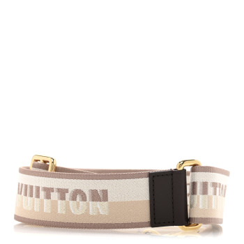 LOUIS VUITTON Jacquard Speedy Bandouliere 20 Shoulder Strap Beige Brown