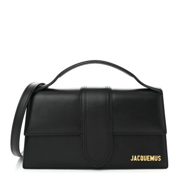 JACQUEMUS Smooth Calfskin Le Grand Bambino Black