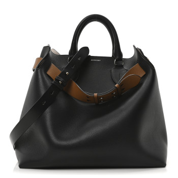 BURBERRY Marais Calfskin Large Belt Bag Black