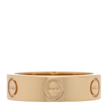 CARTIER 18K Yellow Gold 5.5mm LOVE Ring 53 6.5