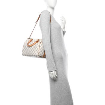 LOUIS VUITTON Damier Azur Speedy Bandouliere 25