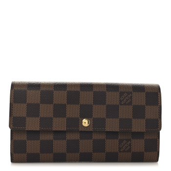 LOUIS VUITTON Damier Ebene Sarah Wallet