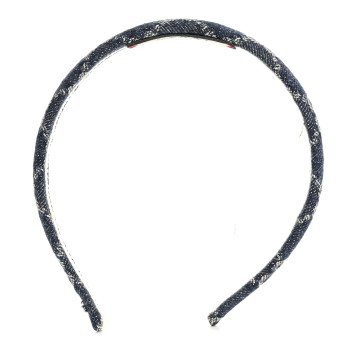 GUCCI Denim Monogram Headband