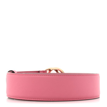 GUCCI Moon Calfskin Interlocking G 37mm Belt 90 36 Glossy Pink