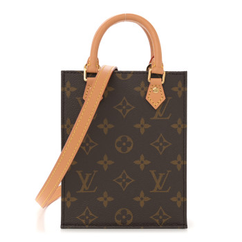 LOUIS VUITTON Monogram Petit Sac Plat