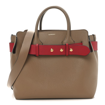 BURBERRY Marais Calfskin  Small Belt Bag Camel Red