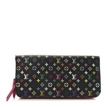 LOUIS VUITTON Monogram Multicolor Insolite Wallet Black Grenade