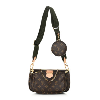 LOUIS VUITTON Monogram Multi Pochette Accessories Kaki
