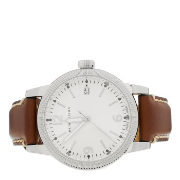 BURBERRY Stainless Steel Calfskin 38mm Utilitarian Quartz Watch BU7823
