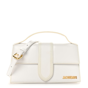 JACQUEMUS Smooth Calfskin Le Grand Bambino White
