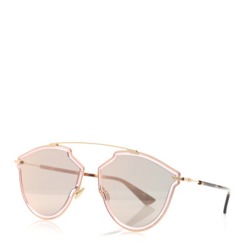 CHRISTIAN DIOR Mirrored So Real Rise Sunglasses Pink Gold