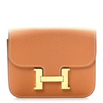 HERMES Epsom Constance Slim Wallet Gold