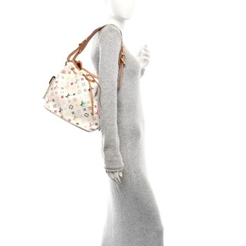 LOUIS VUITTON Monogram Multicolor Petit Noe White
