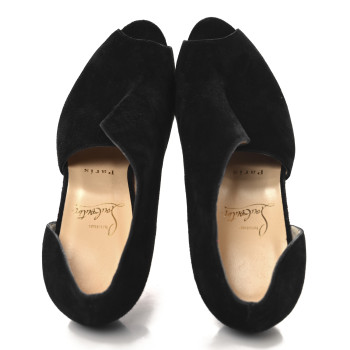 CHRISTIAN LOUBOUTIN Veau Velours Verita 150 Pumps 37.5 Black
