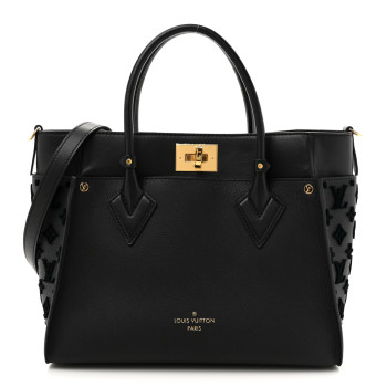 LOUIS VUITTON Calfskin Monogram Tufting On My Side Black