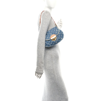 LOUIS VUITTON Monogram Denim Sunset Blue