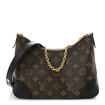 LOUIS VUITTON Monogram Boulogne NM Black