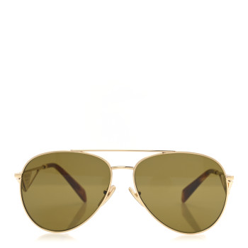 PRADA Aviator Sunglasses SPR 73Z Gold Tortoise