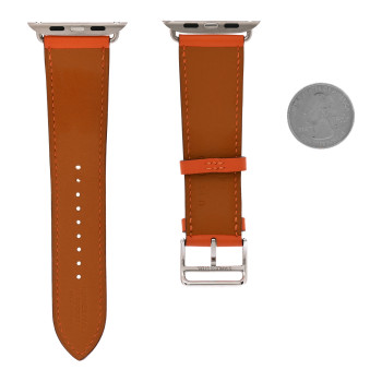 HERMES Swift 45mm Apple Watch Single Tour Band Orange