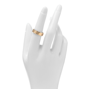 CARTIER 18K Yellow Gold 5.5mm LOVE Ring 53 6.5