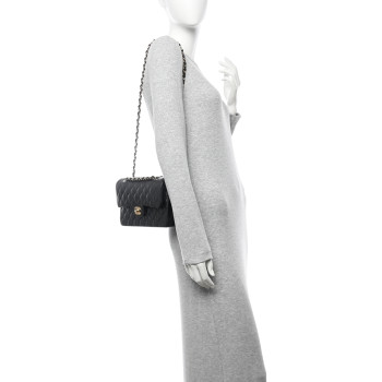 CHANEL Caviar Quilted Small Double Flap Black