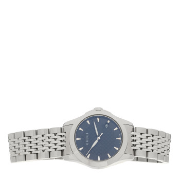 GUCCI Stainless Steel 27mm G-Timeless Quartz Watch Black
