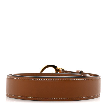 GUCCI Ciny Lux Calfskin Blondie 30mm Belt 75 30 Blondie Cognac