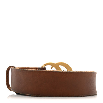 GUCCI Faded Calfskin Double G 40mm Belt 100 40 Cuir