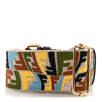 FENDI X SARA COLEMAN Canvas Vitello King FF Fish Eye Strap You Multicolor
