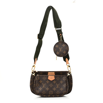 LOUIS VUITTON Monogram Multi Pochette Accessories Kaki