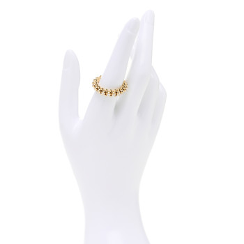 CARTIER 18K Pink Gold Diamond MM Clash De Cartier Ring 57 8