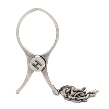 HERMES Palladium Filou Glove Clip