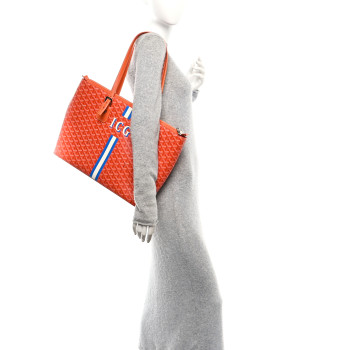 GOYARD Goyardine Sac Marie Galante GM Orange