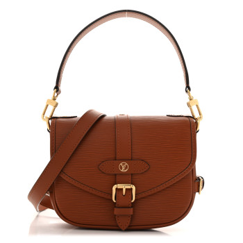 LOUIS VUITTON Epi Saumur BB Cognac