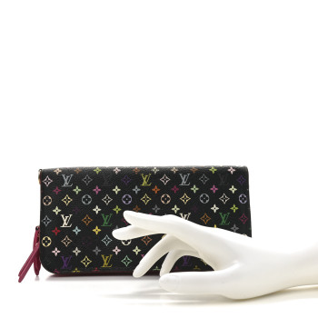 LOUIS VUITTON Monogram Multicolor Insolite Wallet Black Grenade