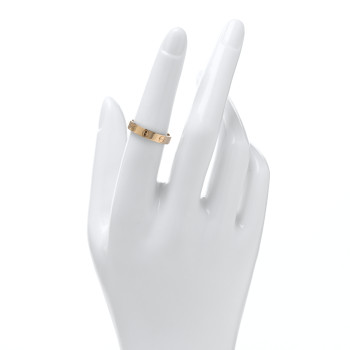 CARTIER 18K Yellow Gold 3.5mm LOVE Wedding Band Ring 53 6.5