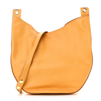 CELINE Supple Calfskin Medium Hobo Saffron