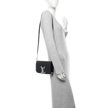 LOUIS VUITTON Electric Epi Louise Strap PM Black