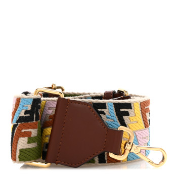 FENDI X SARA COLEMAN Canvas Vitello King FF Fish Eye Strap You Multicolor