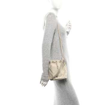 PRADA Re-Nylon Saffiano Studded Mini Re-Edition 1978 Bucket Bag Deserto
