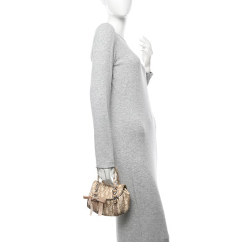CHRISTIAN DIOR Monogram Mini Romantique Trotter Bag Rose