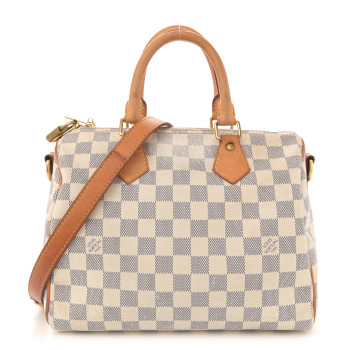 LOUIS VUITTON Damier Azur Speedy Bandouliere 25