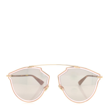 CHRISTIAN DIOR Mirrored So Real Rise Sunglasses Pink Gold
