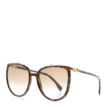 FENDI Acetate Cat Eye Sunglasses FF 0432/G/S Tortoise