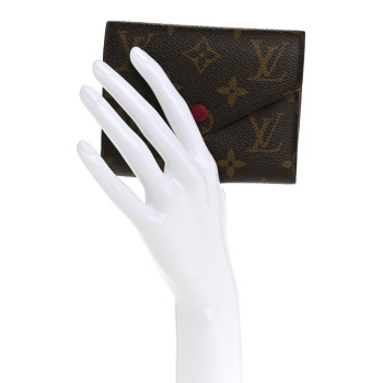 LOUIS VUITTON Monogram Victorine Wallet Fuchsia