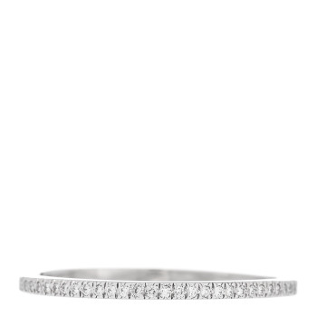 TIFFANY Platinum Diamond Lucida Half Circle Ring 57 8